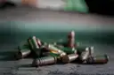 Cartridges lying on a table